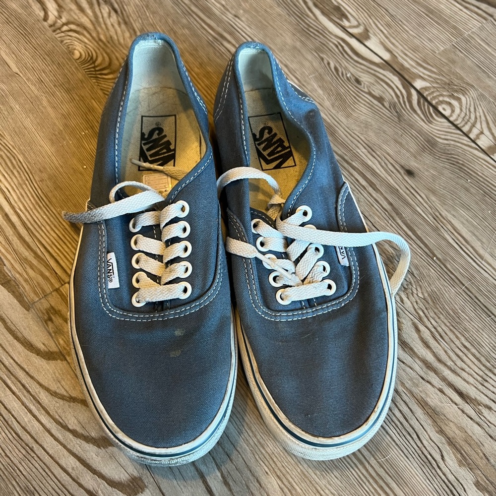 Blue vans hardly worn
